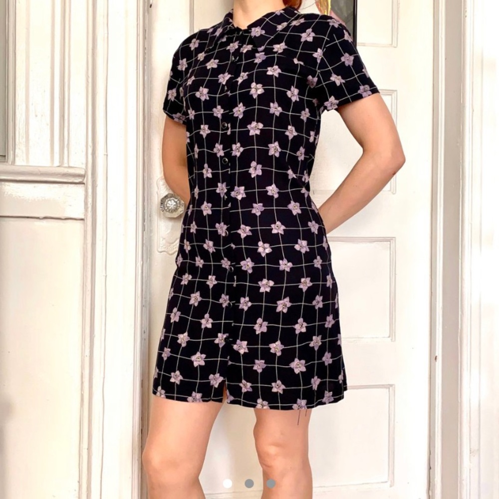 Vintage grunge era shirt dress, XS